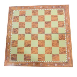 chess board wooden 3 in 1 with checkers and backgammon