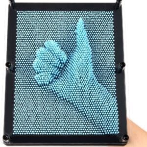 3d pin art toy board instant sculpture clone hand face mold xl size