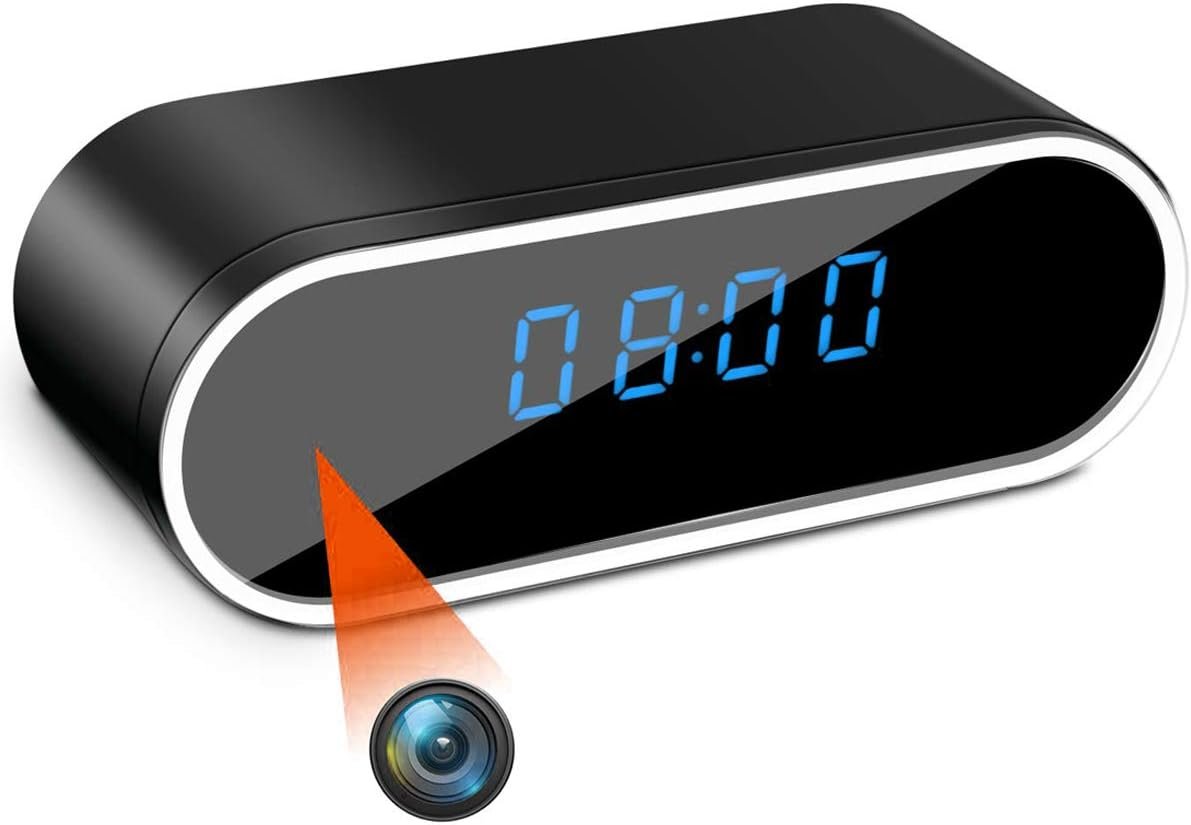 Clock-camera-wifi-hidden-video-recording-watch-live-wide-angle-buy-online-Beirut-Lebanon Wi-Fi hidden camera clock