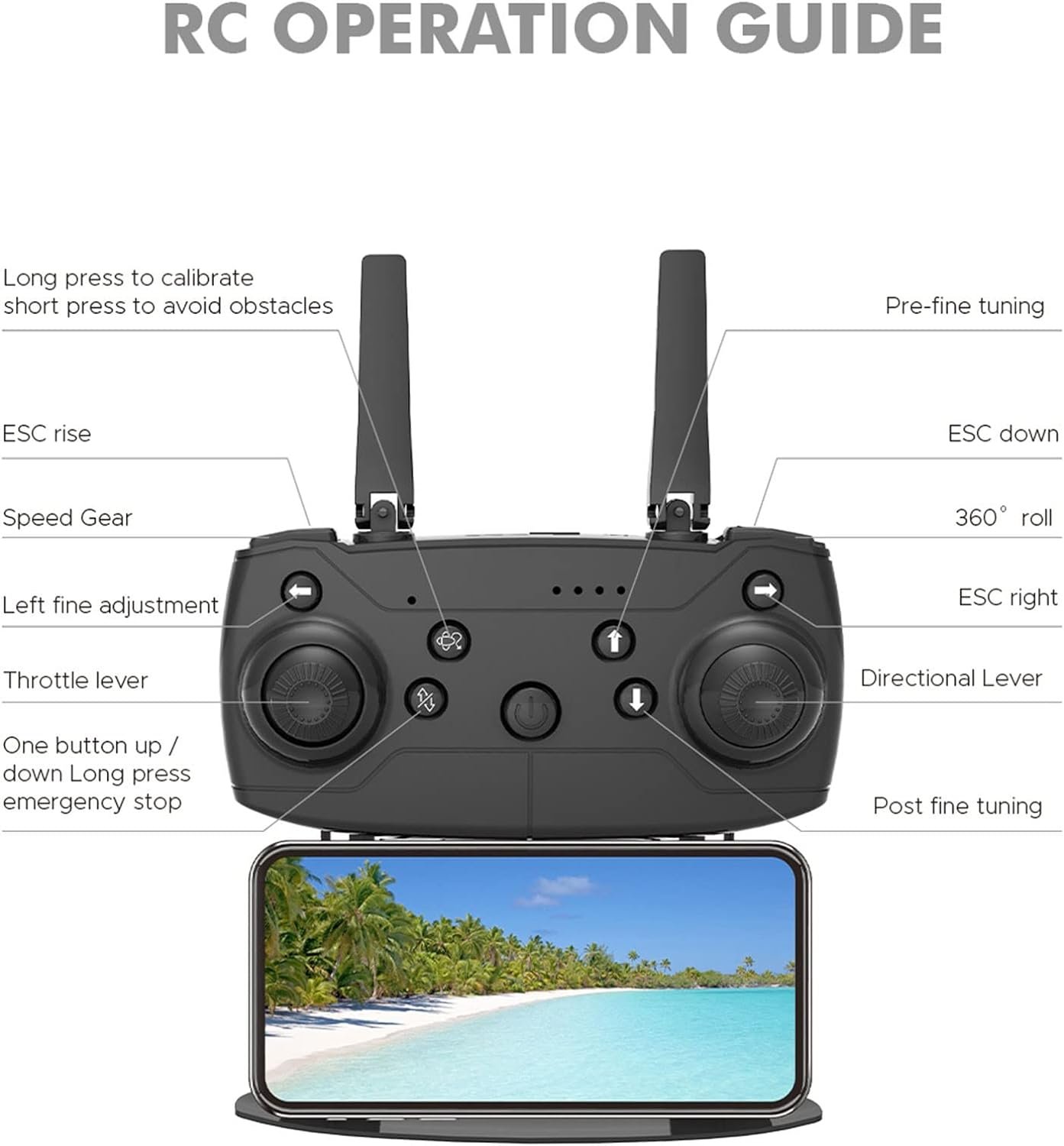 Folding-Drone-Quadcopter-Double-Camera-Aerial-Photography-1080P-HD-FPV-Aircraft-border-Remote-Control-Aircraft-Gift-Orange-Medium
