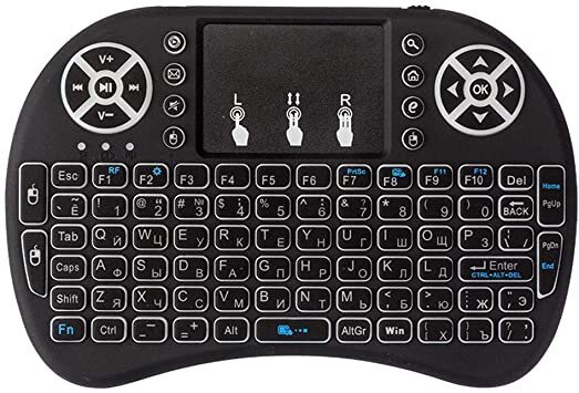 Mini wireless keyboard for smart TV & TVBOX with touchpad | ElZa3im E ...