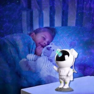 Astronaut projector with remote control night light | جهاز رائد فضاء مع ريموت وإضاءة ليلية