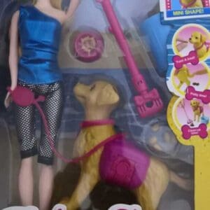 Barbie with a dog