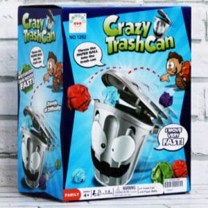 Crazy trash can bin fun