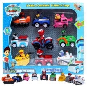 paw patrol figure toys 9 pieces