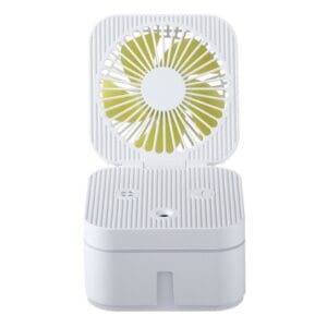 مروحة مكتب مع رذاذ ماء  portable  USB Fan humidifier