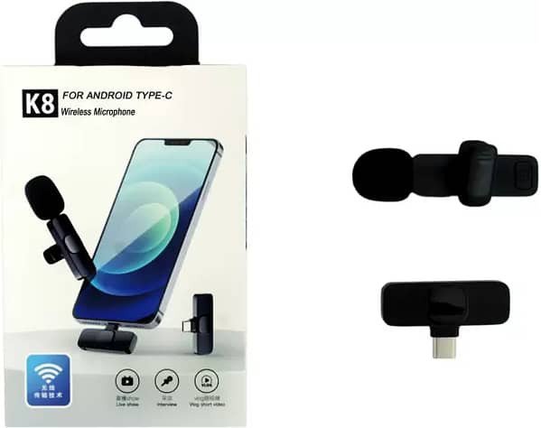 k8-wireless-lavalier-neck-microphone-for-smart-phones-iphone-android-type-c-lightning-buy-online-lebanon-Beirut
