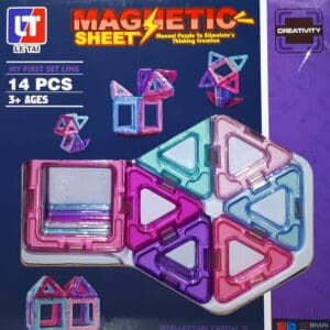 Magnetic Sheet Puzzle Playset - 14 Pcs
