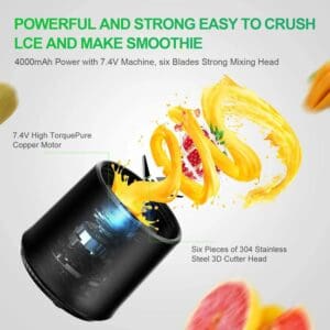 rechargeable blender Mini USB blender for smoothies and juices – خلاط صغير USB لتحضير العصائر والسموذي