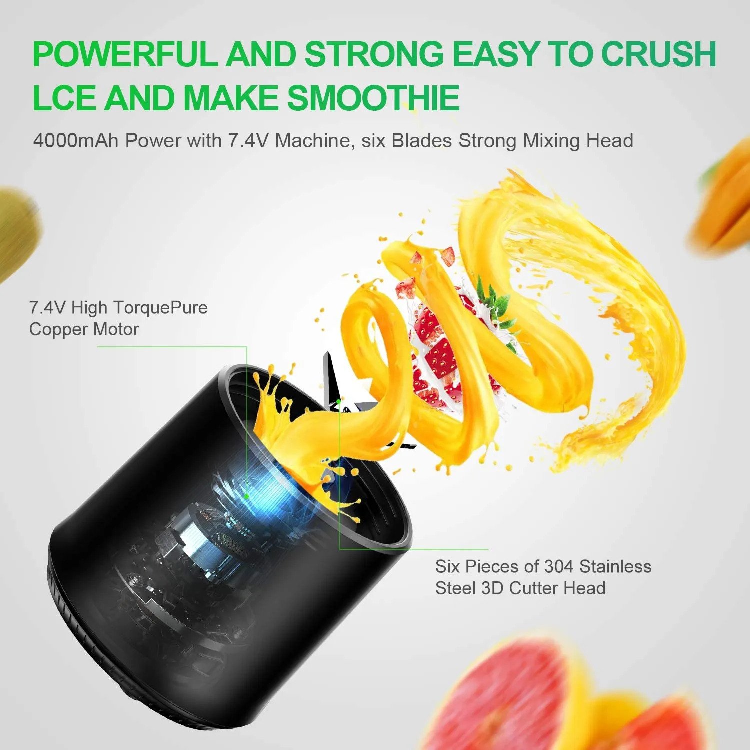 portable-pro-powerful-juicer-blender-7.4-volts-usb-c-beverages-buy-online-Beirut-Lebanon rechargeable blender Mini USB blender for smoothies and juices – خلاط صغير USB لتحضير العصائر والسموذي