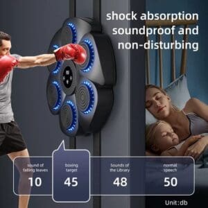 smart music boxing target board large size