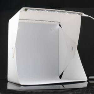 20cm portable photo light box with LED lighting for small product photography