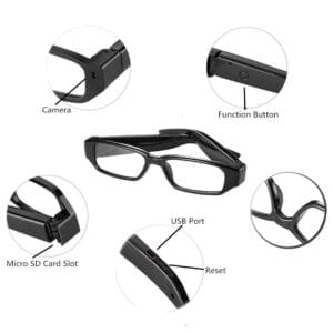 Spy hidden Camera Eye Glasses