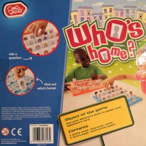 who's home board game