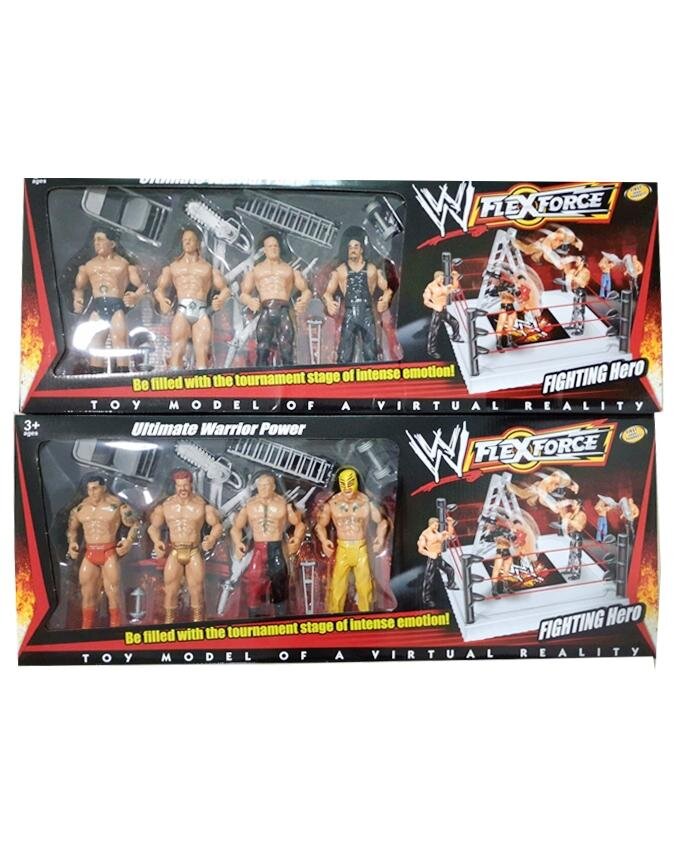 wwe-flex-force-heroes-fighters-john-cena….-stage-fighting-hero