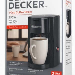 BLACK+DECKER Coffee Maker 350W with Mug – ماكينة تحضير القهوة