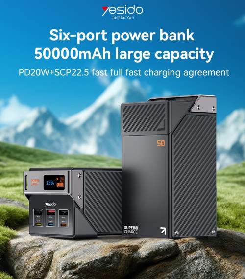 Big power bank super power moxom supports all phones tablets laptopt charging high quality with protection buy online Beirut Lebanon SuperCharge 65W power bank with multi-port outputs