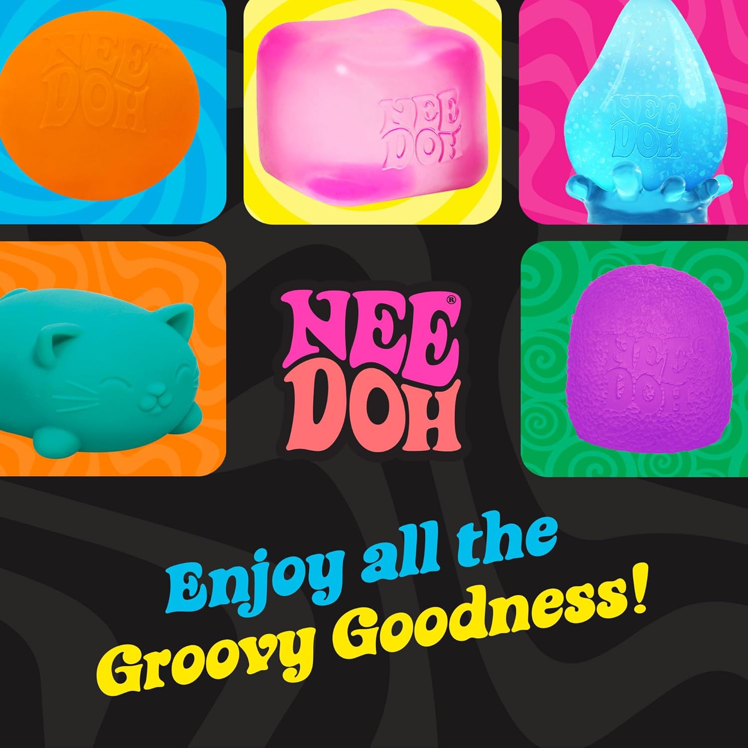 NeeDoh Nice Ice cube – Sensory Squeeze Toy – Super Solid Squish – Color buy online Beirut Lebanon