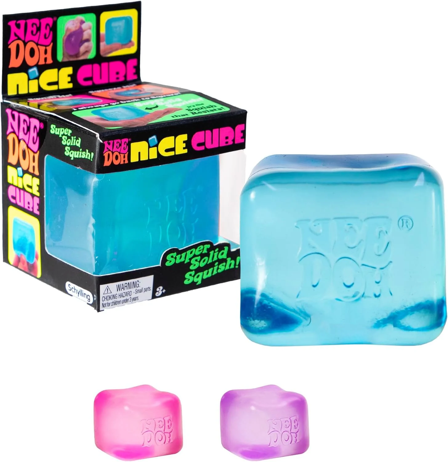 NeeDoh Nice Ice cube - Sensory Squeeze Toy - Super Solid Squish - Color buy online Beirut Lebanon