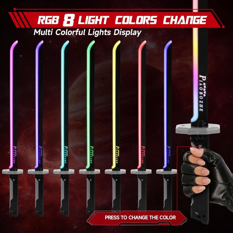 Samurai sword toy LED Lightsaber katana Sword with rgb light spark smoke sound buy online Beirut Lebanon