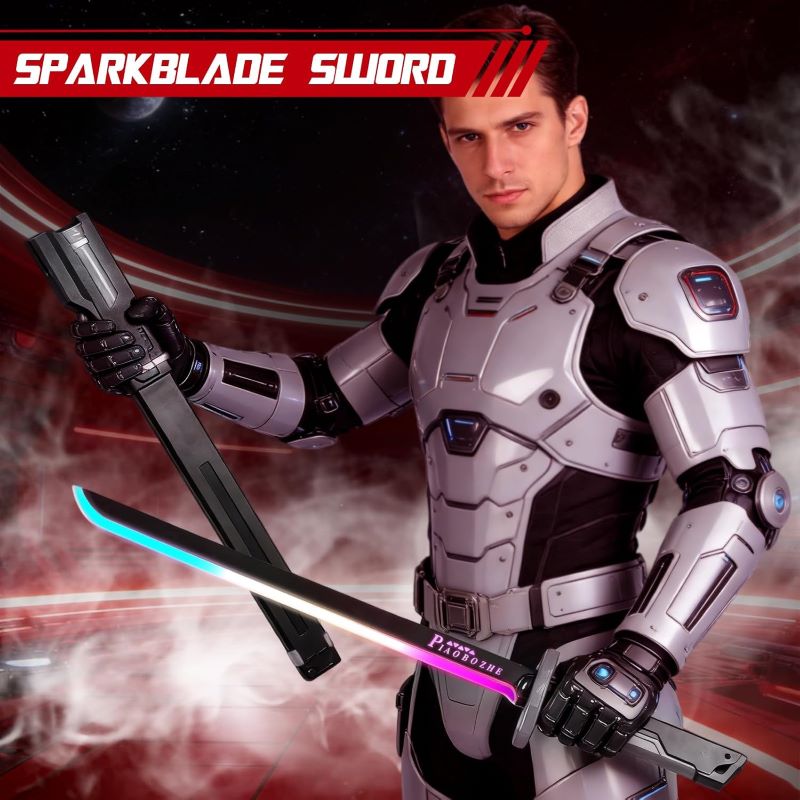 Samurai sword toy LED Lightsaber katana Sword with rgb light spark smoke sound buy online Beirut Lebanon