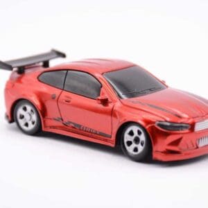 Mini rc drift car tiny scale red BMW full control
