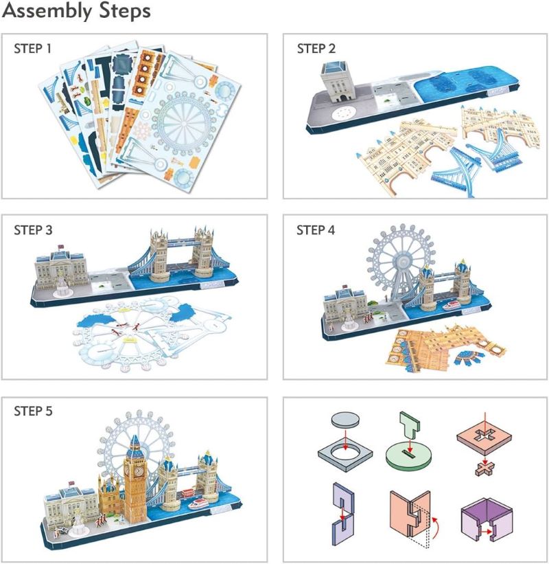 London city 3d puzzle building toy diy fun buy online Beirut Lebanon