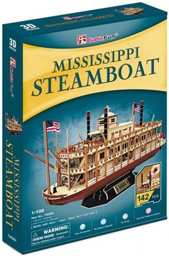 Missisippi steam boat 3d puzzle diy building fun toy buy online Beirut Lebanon