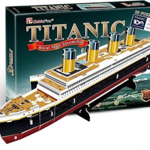 CubicFun Titanic 3D Puzzle 35-piece DIY model ship kit box, available online in Lebanon
